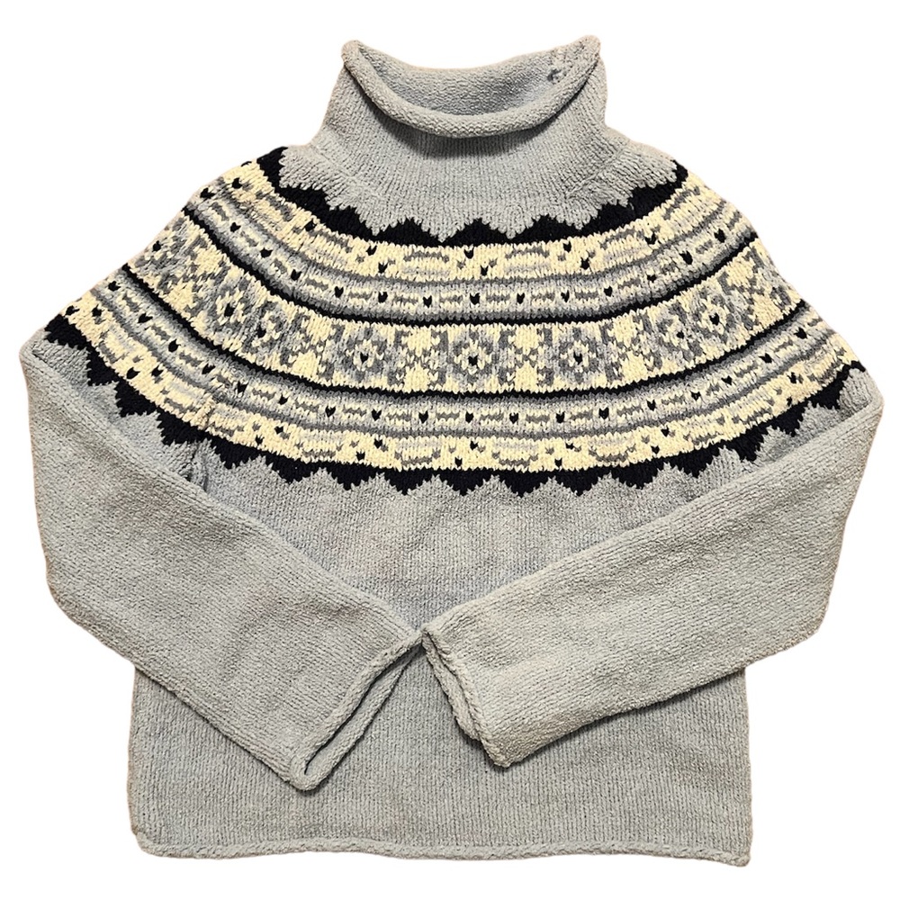 Vintage J. Jill Baby Blue Turtleneck sweater